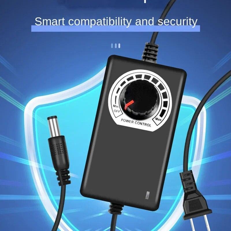 3V 12V 2A einstellbare Spannung Netzteil Geschwindigkeit Dimmen Dimmen Temperatur Gebläse Abluftventilator Geschwindigkeitsregler