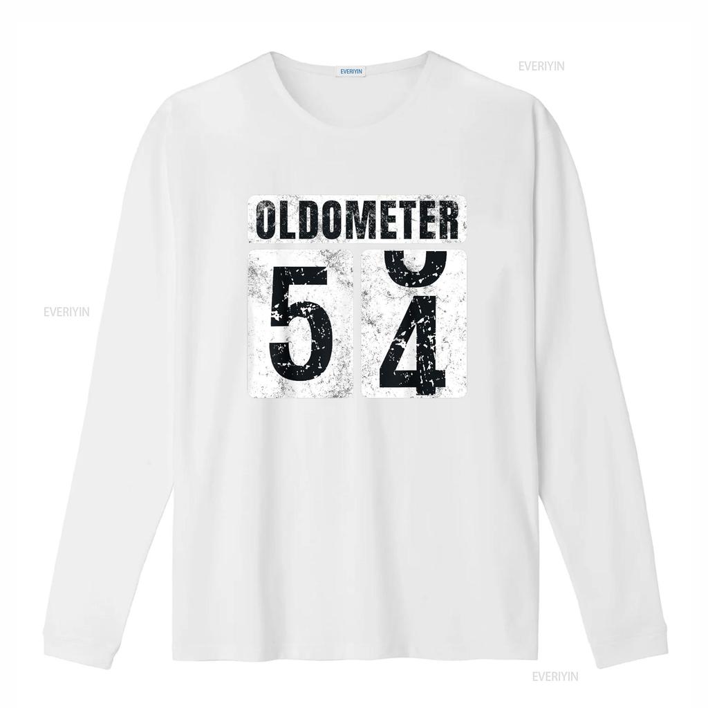 Oldometer 54 T Shirt Vintage Funny 54th Birthday Idea vintage Washed graphic homme designer clothes Casual Stretched Breathable