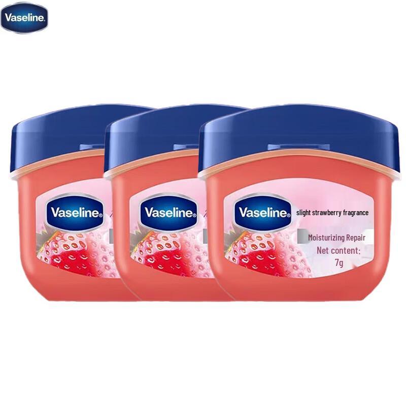 Vaseline Classic Special Care Strawberry Lip Balm 3-Pack