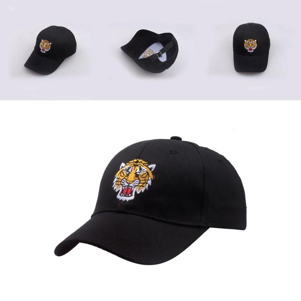 Casual Tiger Embroidered Baseball Hat For Skaters And Trendy Adults Sun Protection