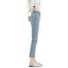 Women's Ultra-Thin Ice Silk High-Waist Light Jeans - Summer Petite Style