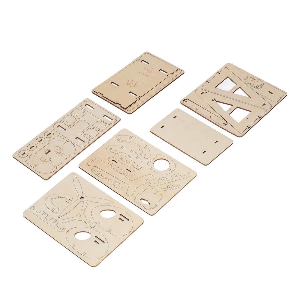 3D Holzpuzzles für Kinder 3 in 1 Modellbausatz DIY Holzbastel-Montageprojekt Geschenkspielzeug