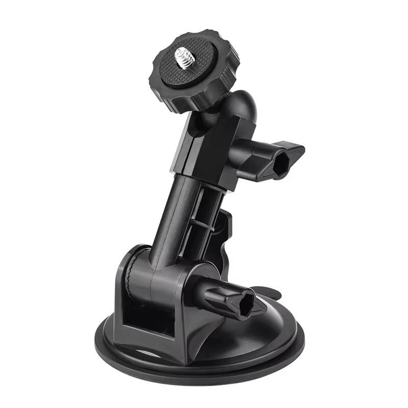 Saugfuß Auto Kamera Halterung 360° Drehbar 1/4 Schraubhalter Kompatibel mit OSMO Action 4 5 6 Straßenaufzeichnung