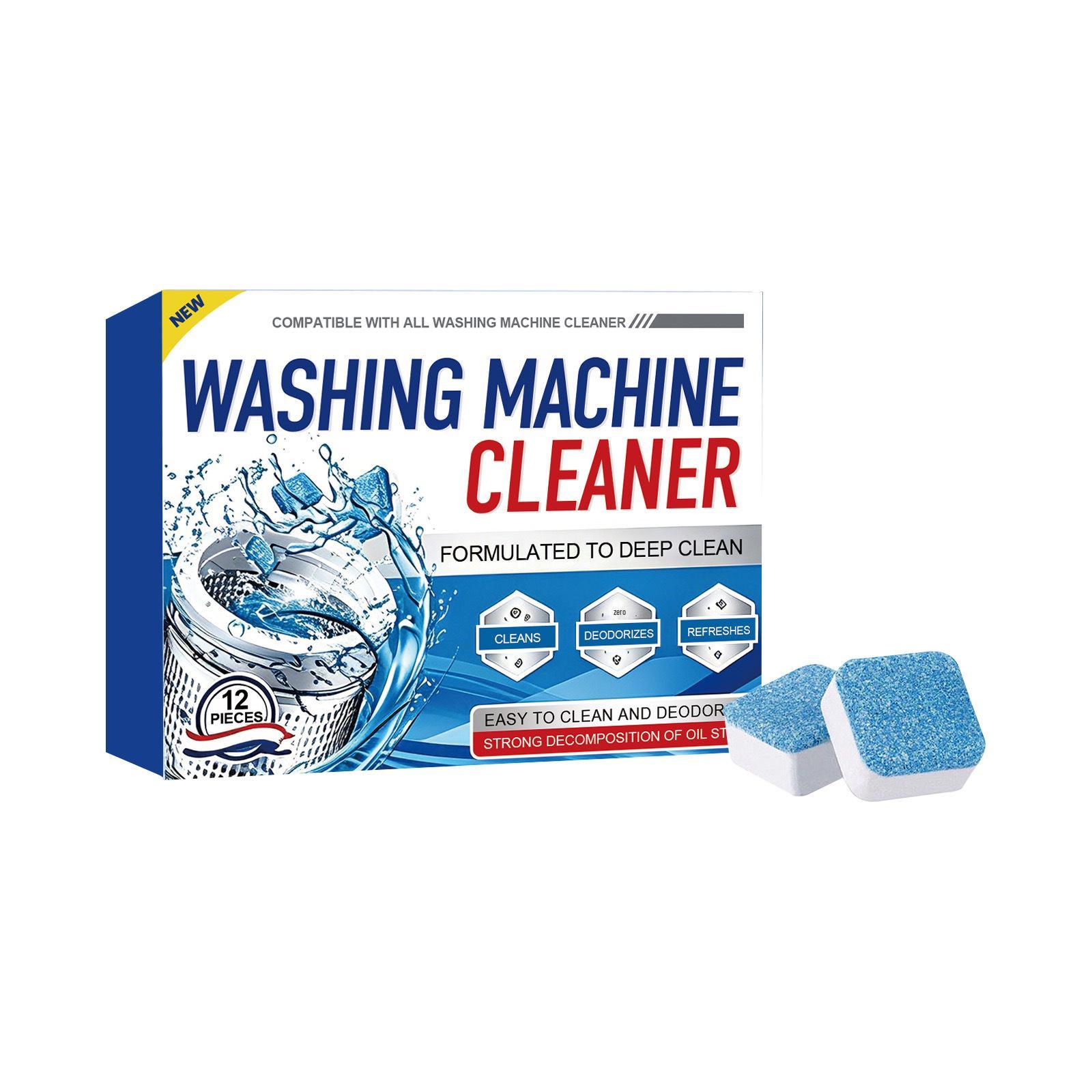 Washing Machine Cleaning Tablets: Gently Remove Stains, Limescale & Odor, Leaving a Fresh Fragrance