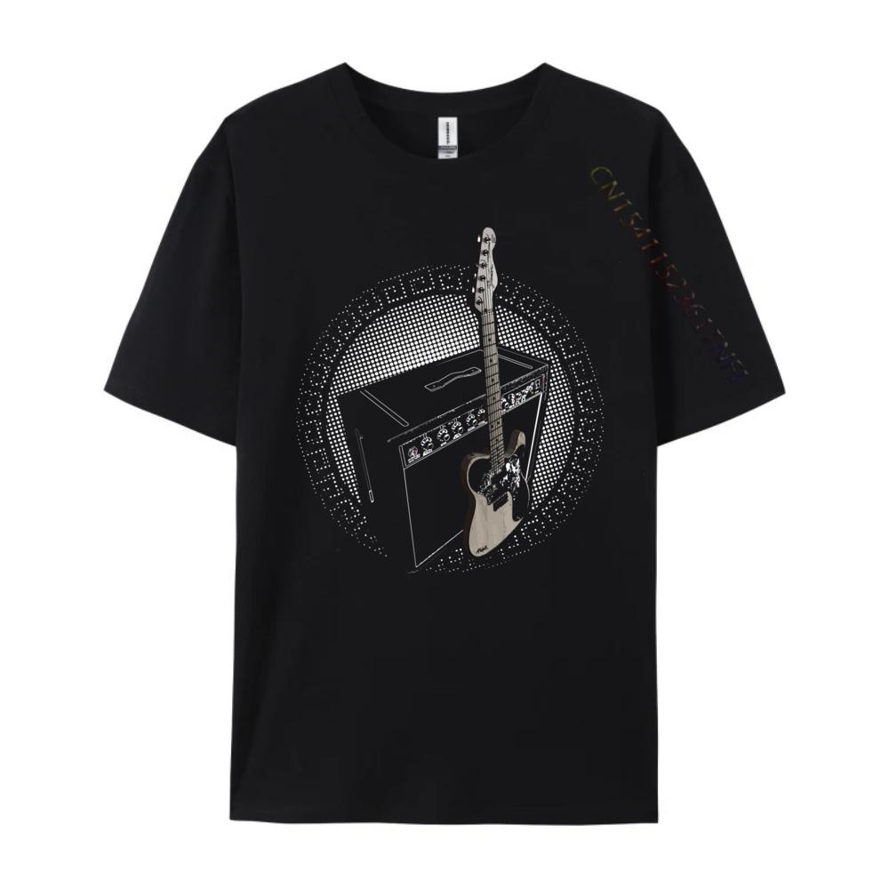 Legendary Blues Rock Guitar And Amp Free Shippping Clothes Student Short Sleeve Tshirt Big And Tall Normal