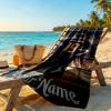 Lamin Yamal Customize Your Name Beach Towel Super Soft Microfiber Quickdry Fabric Perfect For Traveling Yoga Camping And Swimming