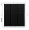 GWSOLAR 20W Solar Monocrystalline PERC Solar 12V Ideal for Energy 6 Surface Mounting Easy Installation from the Surface of the Cable Reverse Current