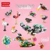 Lele Brothers Flamingo Model Building Blocks - Kids' Assembly Toy for Creativity and Intelligence