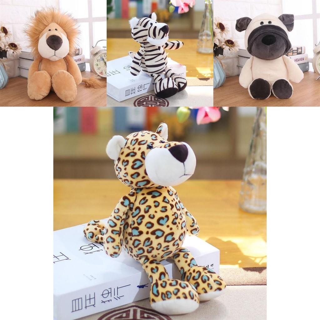Jungle Animal Plush Toy Adorable Pp Cotton Stuffed Doll For Kids Babies