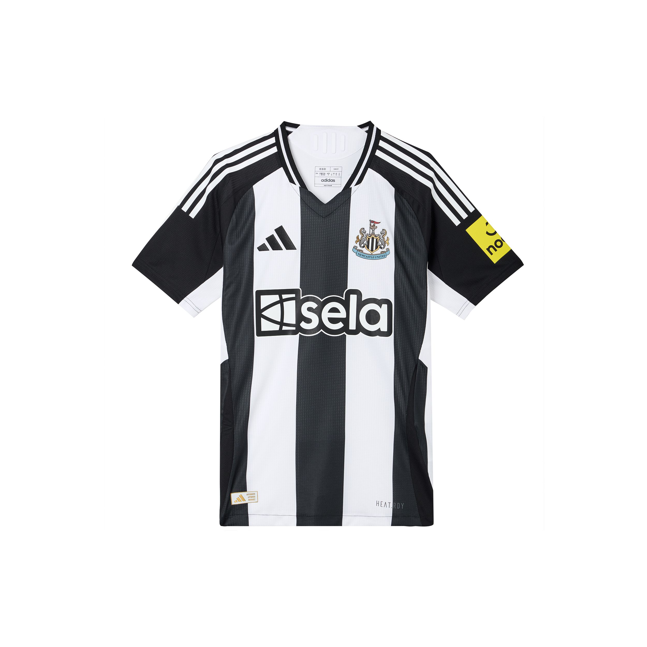 

Adidas Newcastle United 24/25 Home Comfortable Letter Short Sleeve Football Shirt Men Tops Black JJ4466 S