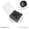 Multi-Specification Household Bobbin Set: Colored Transparent and Metal Bobbins with Thread
