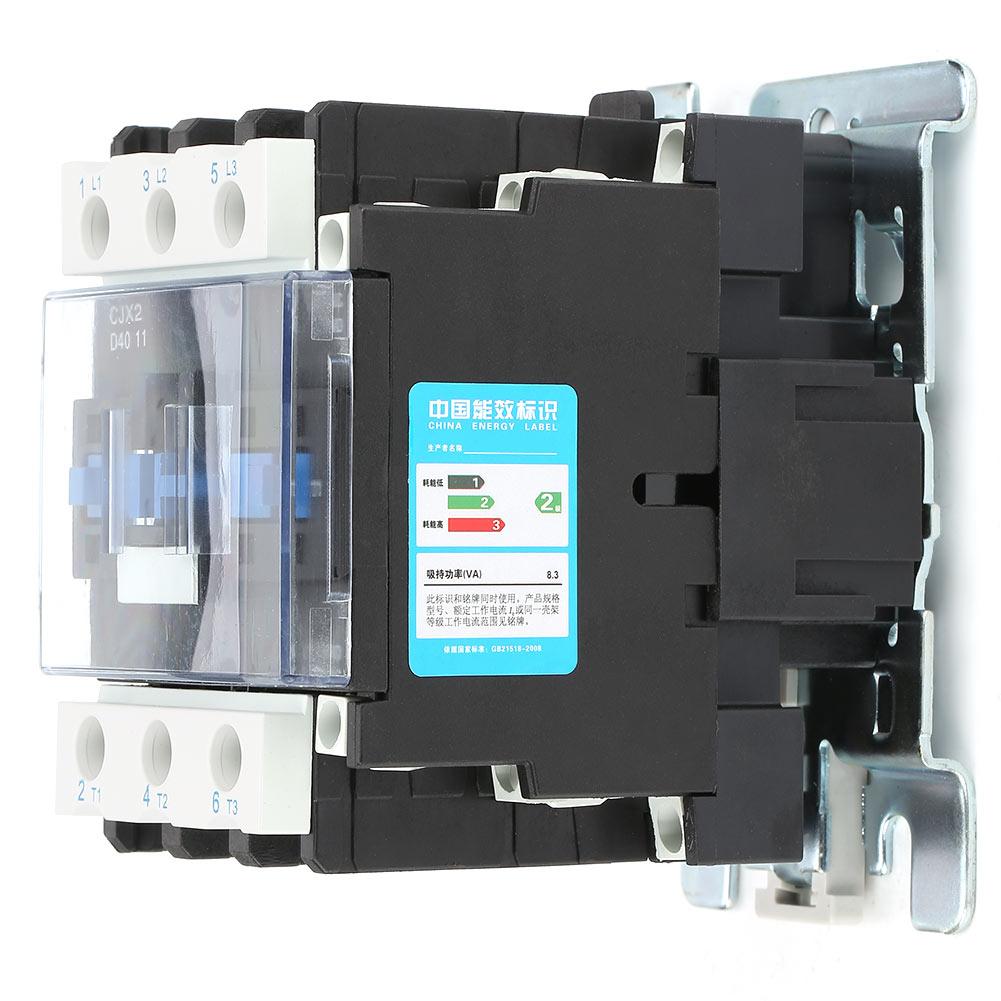 CJX2-4011 Contactor Electric Industrial AC de Înaltă Sensibilitate 220V 40A