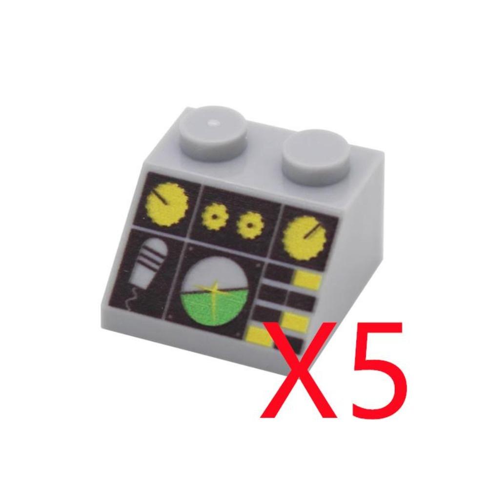 City Building Blocks Accessories Dashboard Audio Computer Control Center Radar Keyboard Mobile Phone Model Mini Brick Toy R054