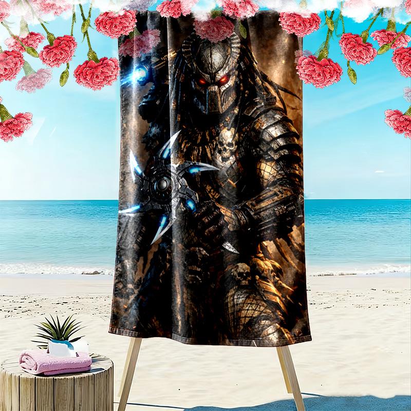 Predator Print Beach Towel, Large Soft Quick Dry Towel for Beach Camping Swimming