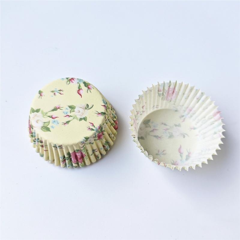 100Pcs/Lot Beautiful Flower Cupcake Paper Liner Baking Muffin Cupcake Mold Cups Cake Decorating Tools Cupcake Box Set