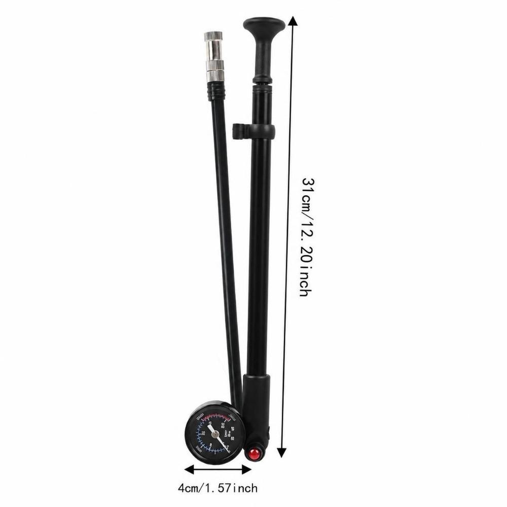 Portable Bicycle Air Pump Mechanical pressure display High Pressure Pump Bike Pump  Rear Shock