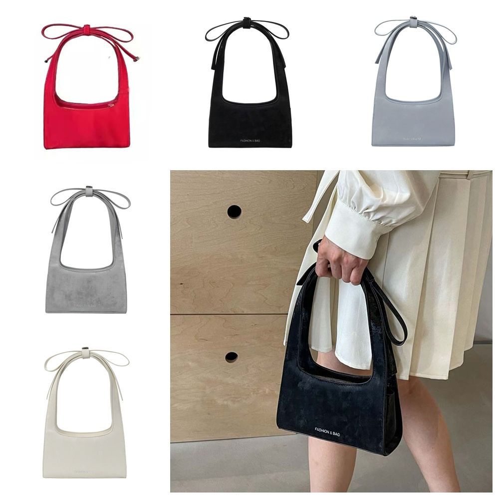 

Solid Color Bow Clutches Bag Shoulder Bag Evening Party Clutches Korean Style Hobo Bag Streetwear красный