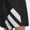 Adidas Ae Foundation Striped Color Block Drawstring Basketball Shorts Men Shorts Black IU2817