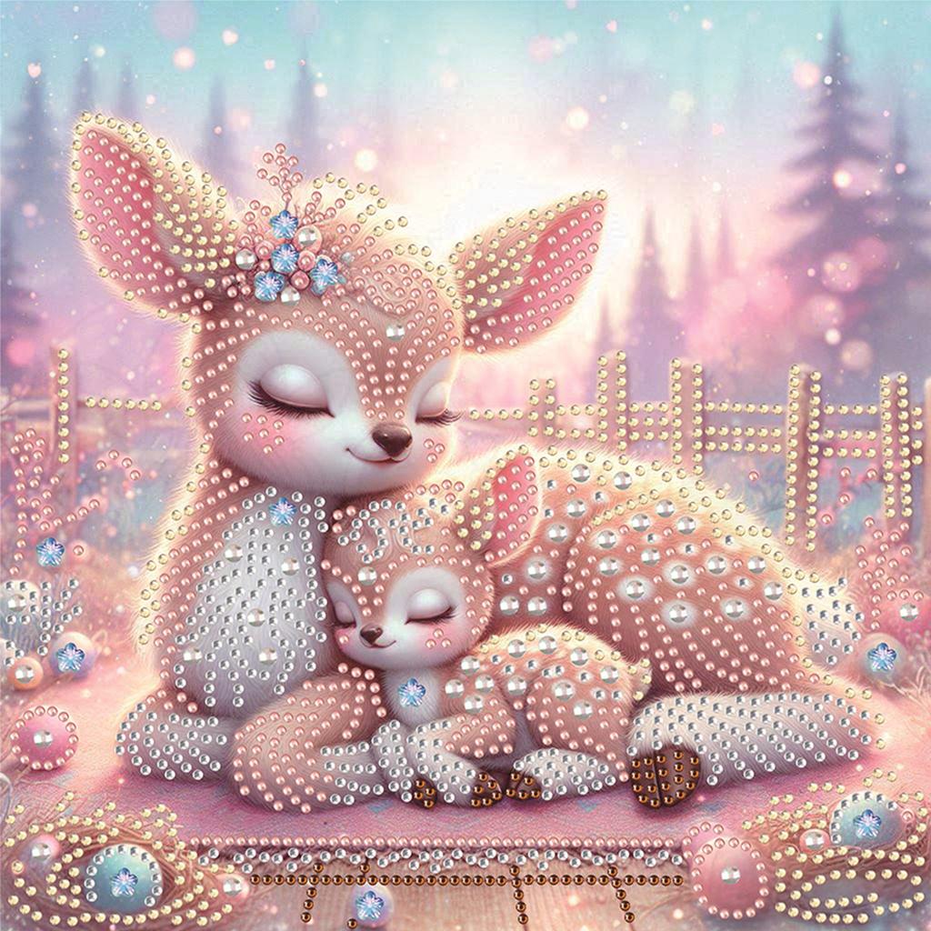 Animal Special Shaped 5D DIY Partial Drill Diamond Painting Kits for Adults Home Wall Decor Diamonds Paintings Gem Art 30x30cm