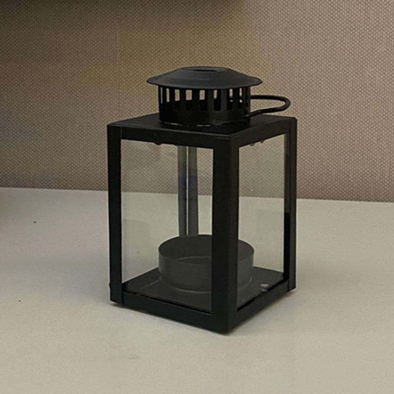 1PC Wedding Party Candlestick Candle Stand Lantern Iron Candle Holder Home Decoration Outdoor