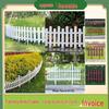 Dual-Use Plastic Picket Fence for Garden, Flower Bed, Courtyard, or School