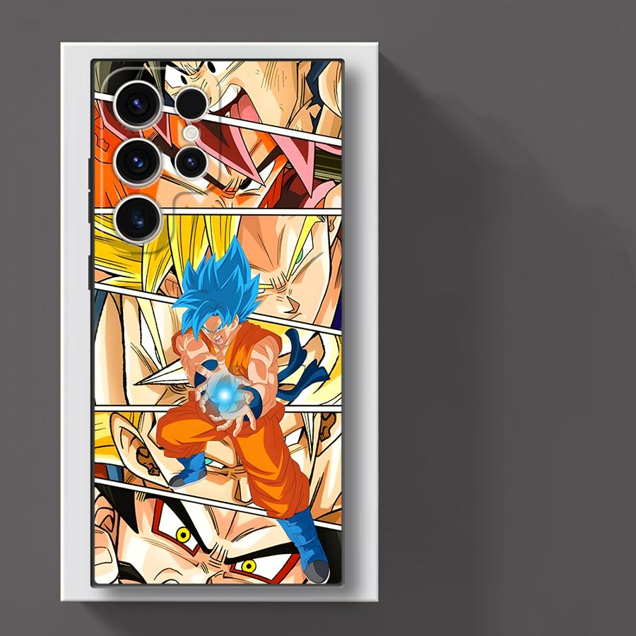 Case for Samsung Galaxy S26 S25 Ultra S24 Plus Note 20 Ultra 8 9 10 S10 S9 S23 S21 FE S20 Funda Phone Cover Dragon Ball Goku