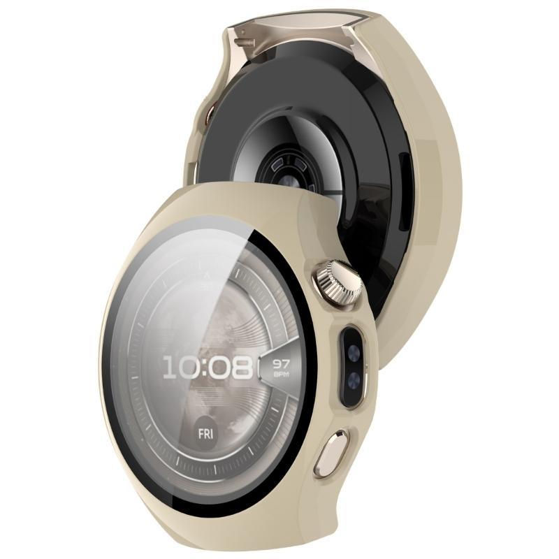 Screen Protector Film Case Shell with Tempered Glass Film for Watch 5 42mm Scratchproof Case Protective Cover