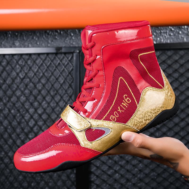Unisex Non-slip Boxing and Wrestling Shoes - Lightweight, Wear-resistant, Anti-fall Design