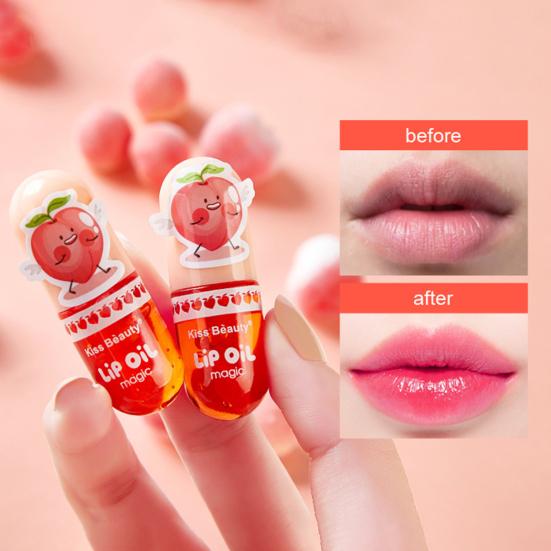3ml Lip Oil Fadeless Mini Elegant Women Lip Cream for Girl