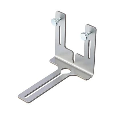 Adjustable 360 Degree Pivoting Stainless Steel Level Bracket LBracket Mount Compatible with Various Leveling Devices