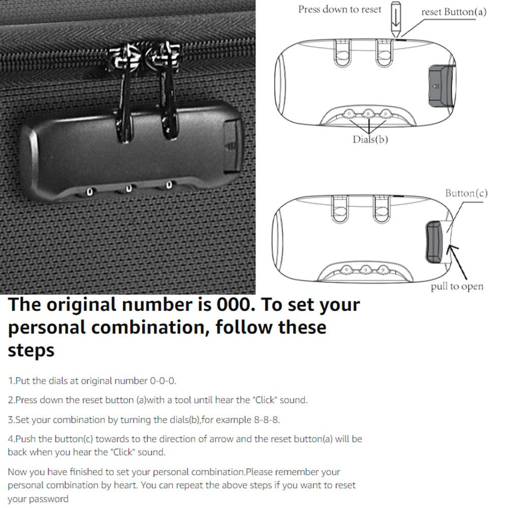 High Temperature Resistant Storage Bag Fireproof Waterproof Document Storage Bag with Combination Lock to Protect Valuables