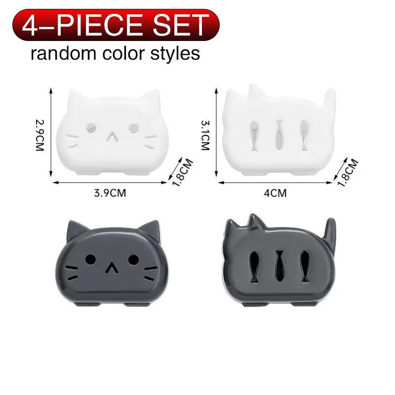 Cartoon Cat Toothbrush Protector 1/4/8PCS Travel Essentials Toothbrush Cover Reusable Toothbrush Storage Shield