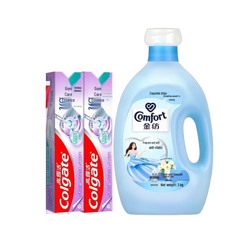 Colgate Набор зубной пасты 360 Sensitive для ухода за деснами и кондиционера для белья