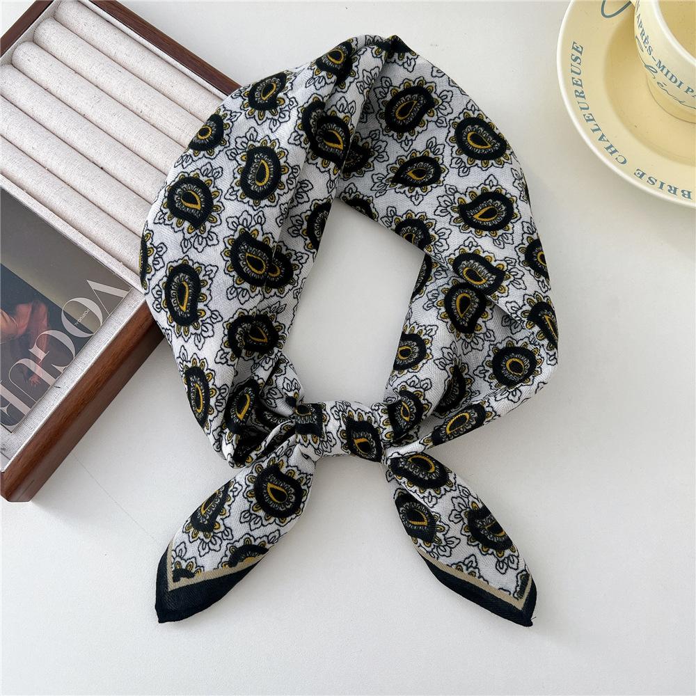 65*65cm Square Hair Scarf Cotton Bandanas Hairband Headband Hairscarf Headscarf Turban Shawl Wrap