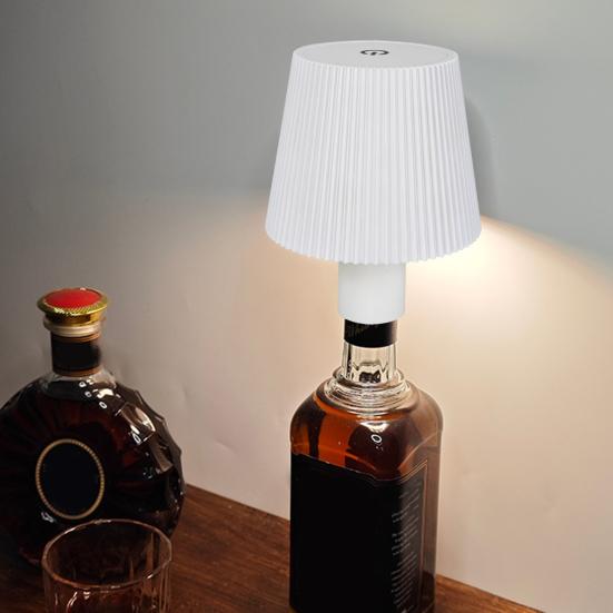 Lampada Per Bottiglia Senza Fili Lampada Bottiglia Ricaricabile LED - 3 Colori, Touch Control, Senza Fili Per Bar E Casa Regalo Creativo Luce