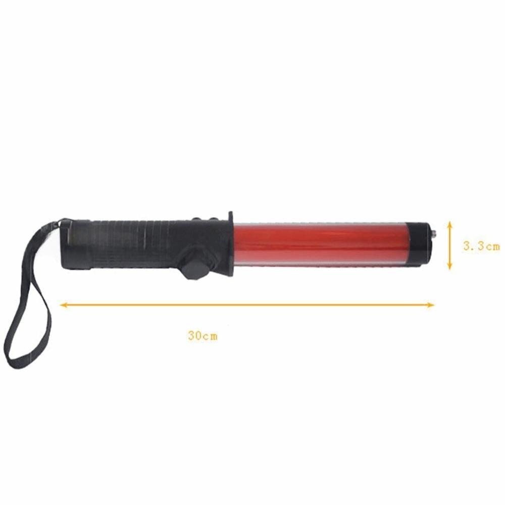 Flash Mode Traffic Baton Bright Light Flash Light Durable Signal Wand  Night Patrol