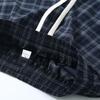 Men's Plaid Casual Shorts, Elastic Waist Drawstring Summer Beach Shorts (L-5XL)