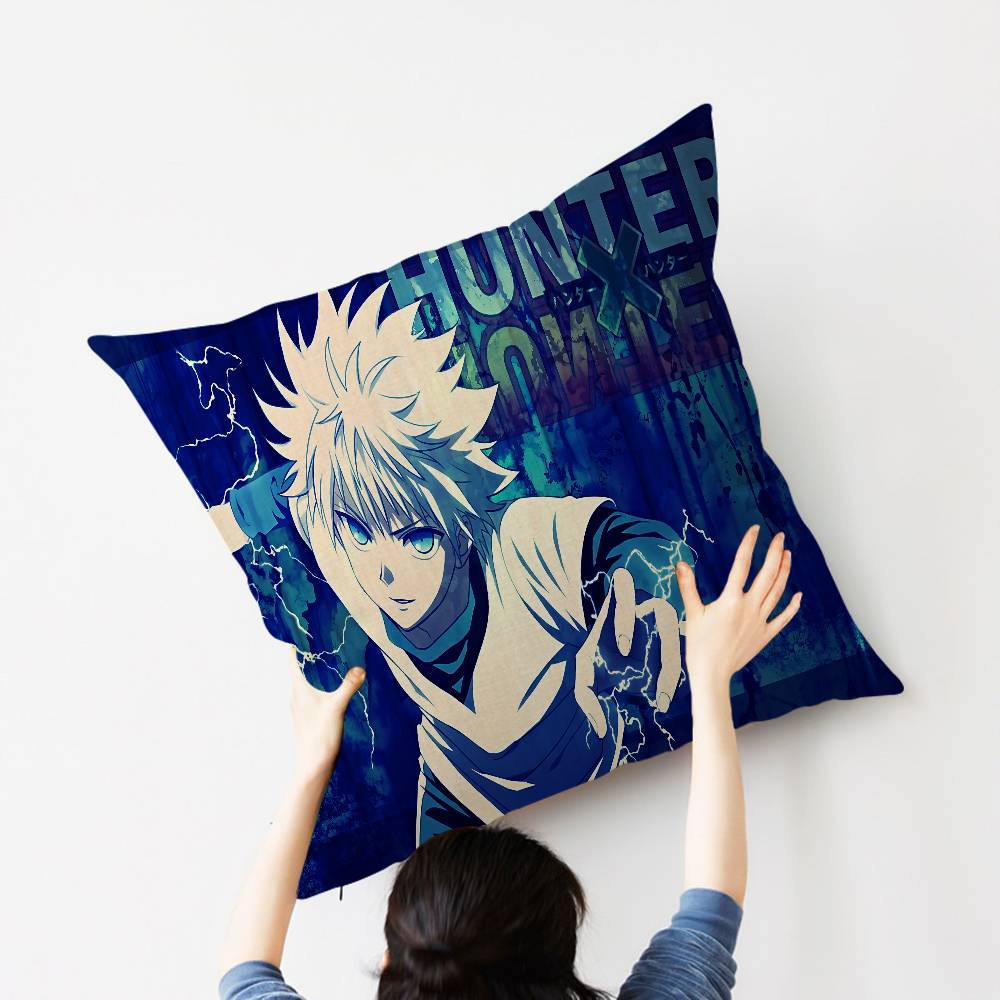 Anime Hunter X Hunters Personalized Pillow Dust Cover Bedroom Kids Party Decoration Pillowcase Birthday Children Gift