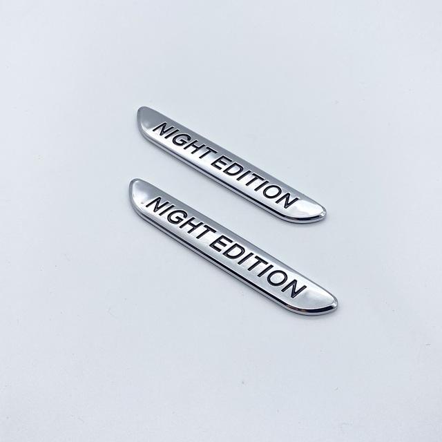 3D-Buchstaben V250d V300d NIGHT EDITION ABS-Emblem für Mercedes Benz V-Klasse W447 Autokotflügelabzeichen Kofferraum Typenschild Logo-Aufkleber