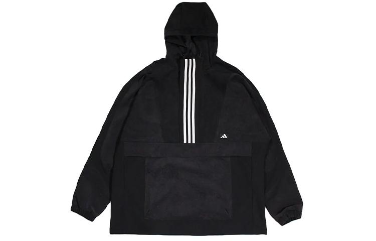 adidas Jackets Men's Black Hooded Moderate Other GM4443