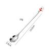 ZISIZ Stainless Steel Christmas Santa Spoons