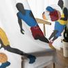 Basketball Players Sheer Curtains For Bedroom Living Room Tulle Curtains For Kitchen Window Voile Curtains