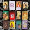 Tarot Stamping Hot Process Highgrade With Iron Box Tarot Cards Deck Board Game