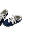 Navy blue women's retro niche versatile board shoes platform casual sports shoes