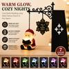 Streetlamp Shape Christmas Bookshelf Lantern Christmas Shelf Light  Bookshelf Decoration