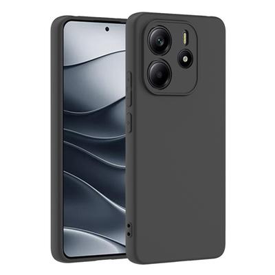 WANLONFENG Seria MS dla Xiaomi Redmi Note 14 4G (163,25x76,55x8,16 mm) Etui TPU Matowy Pokrowiec na Tył ze Szkłem Hartowanym