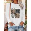 Women's T-shirt Slim Women T-shirt Long-sleeved for Female Thin White Tops Woman Tees Shirt
