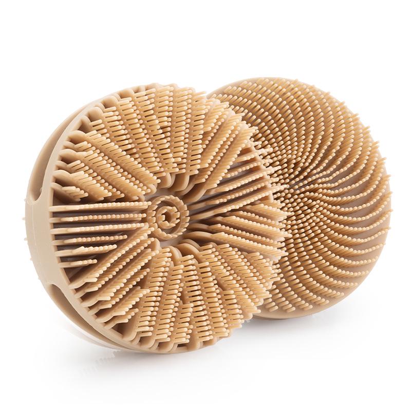 Double-Sided Silicone Bath & Massage Brush for Babies