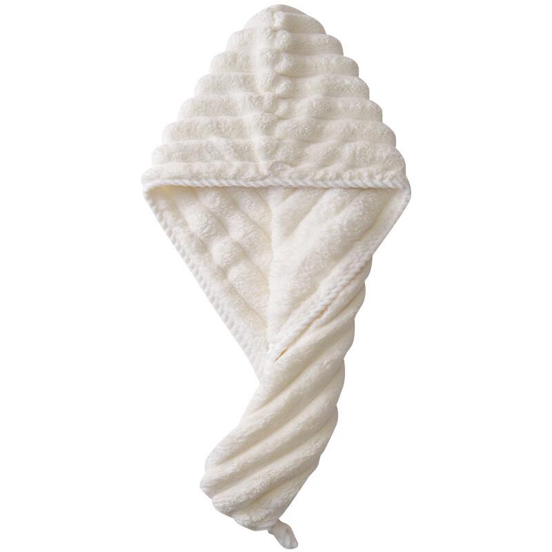 Oujian Double-Layer Coral Fleece Hair Drying Cap