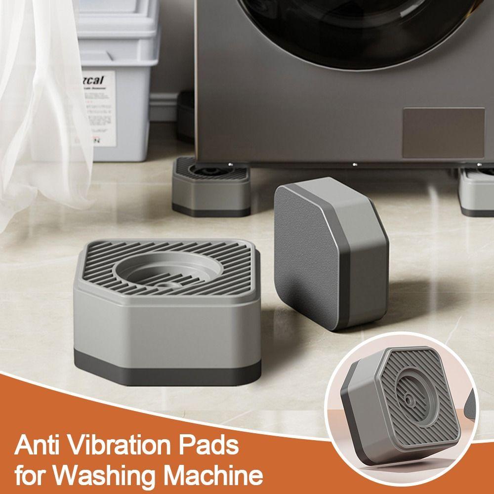 4pcs Set Height Extenders Washer and Dryer Pedestals Anti Slip Foot Pads  for Washing Machine